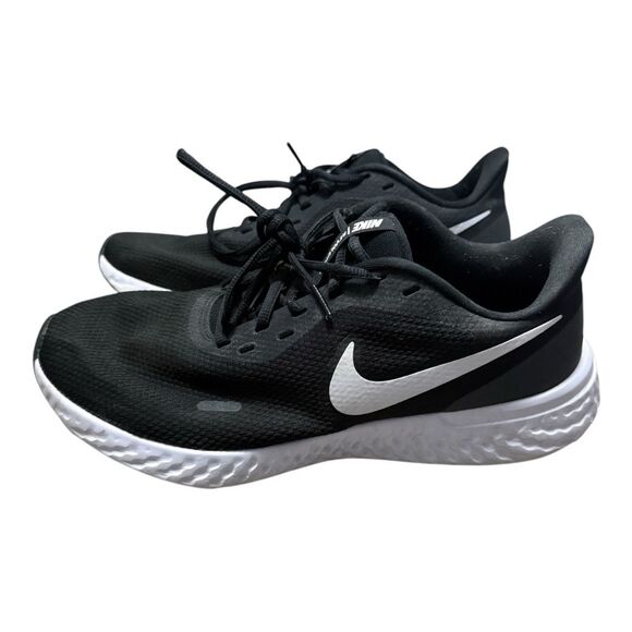 Nike Womens Revolution 5 Black Running Shoes Sneakers Size 10.5M - Picture 1 of 8